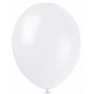 Linen White Latex Balloons x10